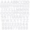 82 Piece Embroidered Iron on Letter Patches and Numbers for Clothing, Backpacks, Sew On Appliques, Arts and Crafts (White, 1 In)
